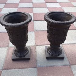New Flower Pots Made Out Of Cement Perfect Gift 