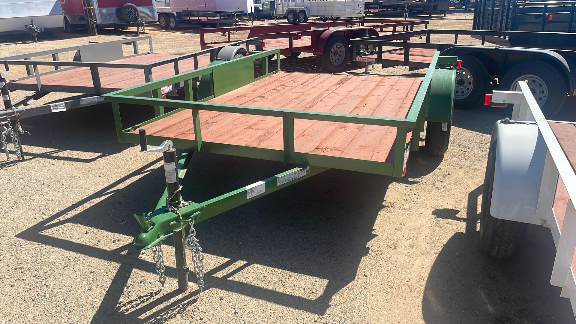 77”x10 Utility Trailer By Carson Trailer Single Axle