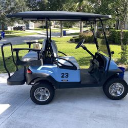 Club Car Golf Cart - Precedent 2016 UNC Jordan 23 Themed *new batteries