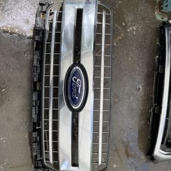 Ford Chrome Black Grille Part
