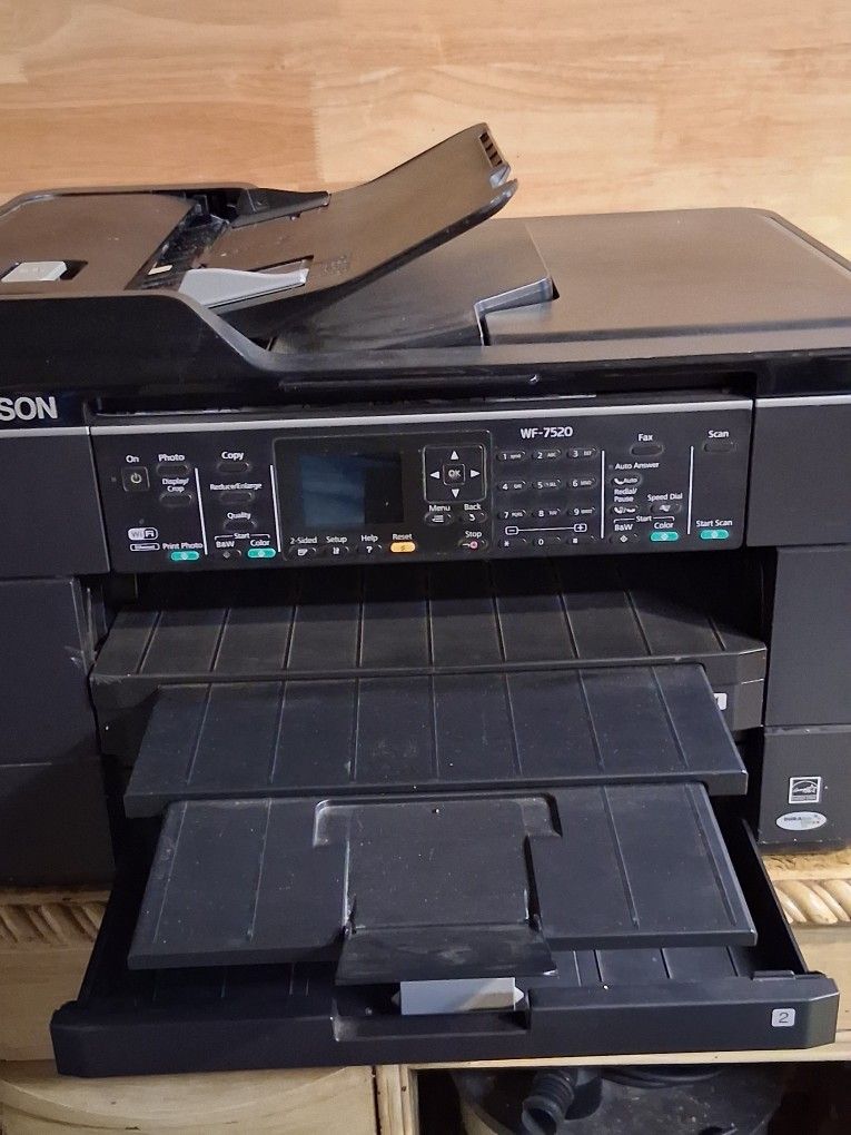 Epson WorkForce WF-7520 All-in-One Printer. 