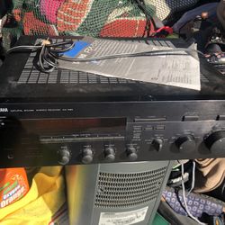 Yamaha RX 595 Stereo Receiver Natural Sound 190 Watt AM/FM Phono WORKS