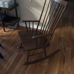 Antique Solid Wood Rocking Chair