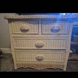 Peir 1 Wicker Dresser And Nightstand 