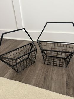 Black Hanging Shelves