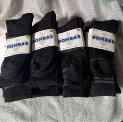 Bombas black socks men