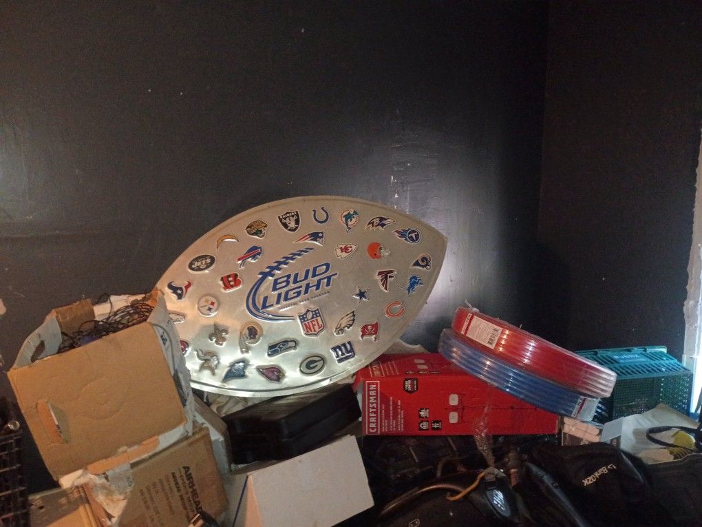 Large Football Sign For Football Man Cave / Fans