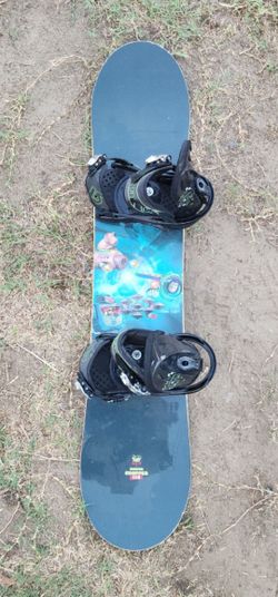 110 Cm Burton Snowboard With Bindings