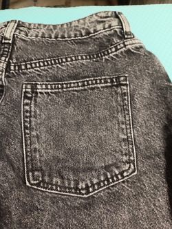 Size 6 Black Acid Wash Jeans