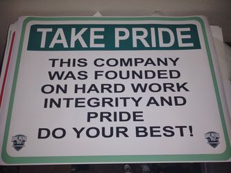 Self Adhesive Signage 