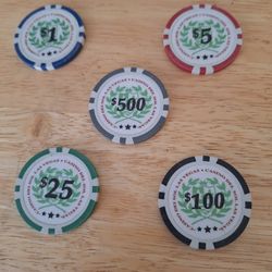 CASINO CHIPS. CASINO DEL SOL