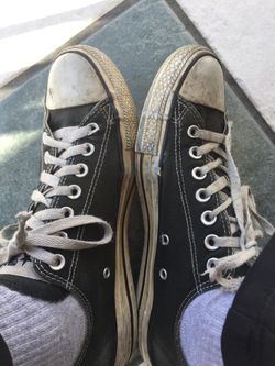 Vintage converse black and white