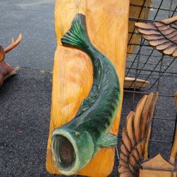 Large Mouth Bass Plaque 