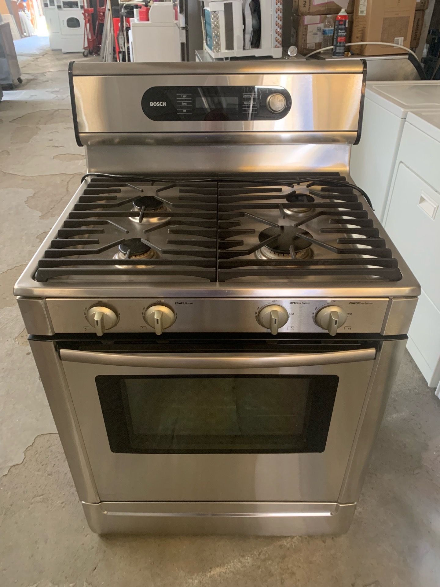 Gas stove Bosch good condition 90 days warranty Estufa gas Bosch buenas condiciones 90 dias de Garantia