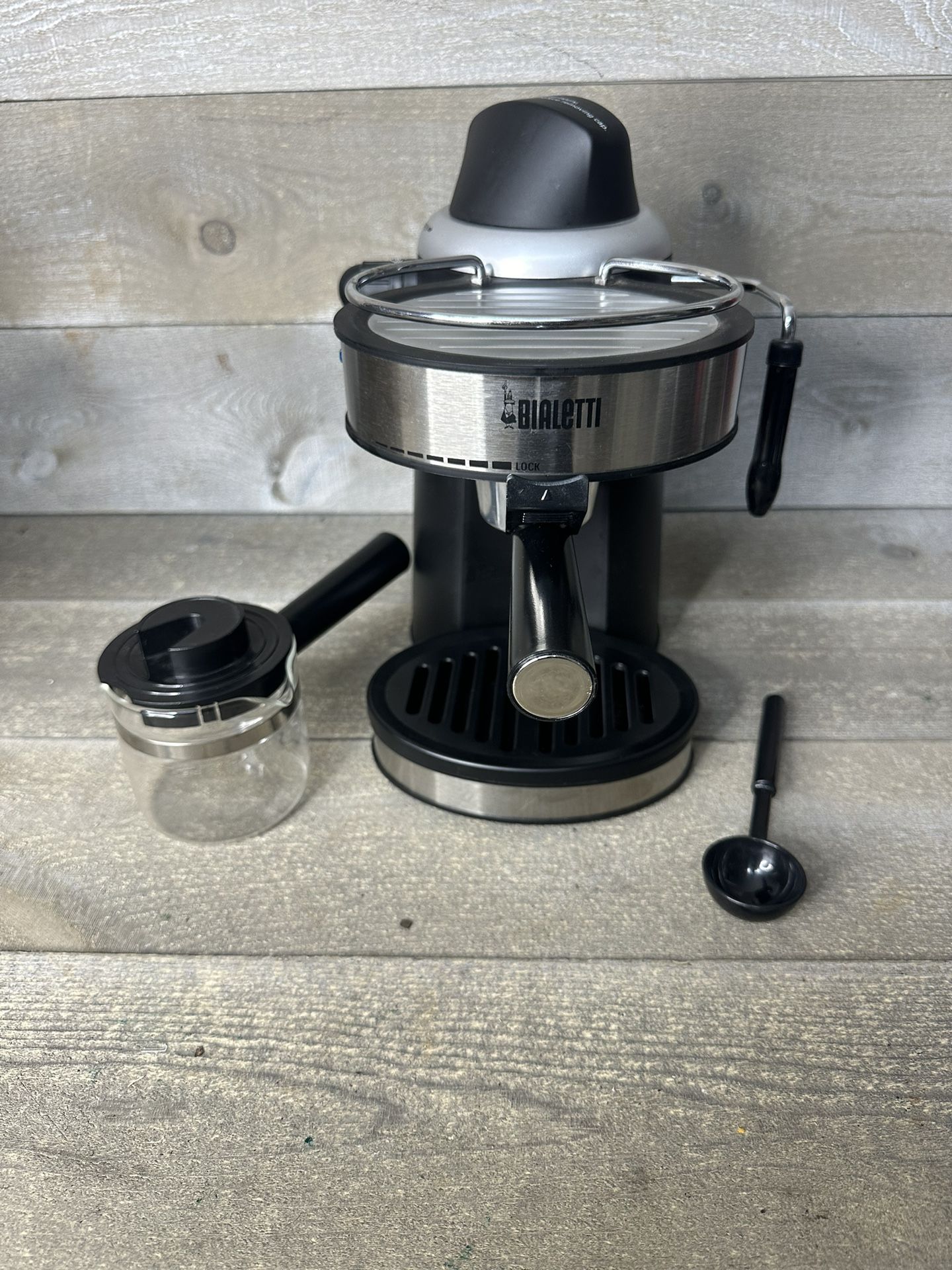 Bialetti Steam Espresso Compact Cappuccino Maker Coffee Frother HY-5202S