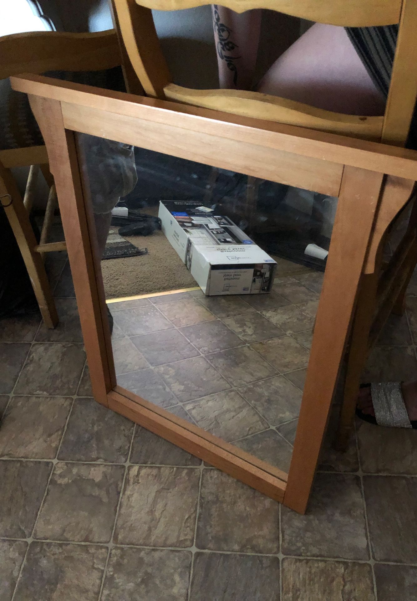 32 x 24 wall with mirror good condition normal wear and tear some scratches