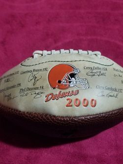 2000 Cleveland Browns Defense Mini Football