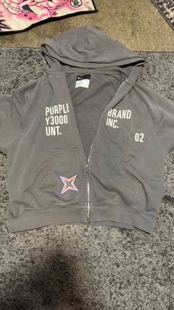 Purple brand zip up