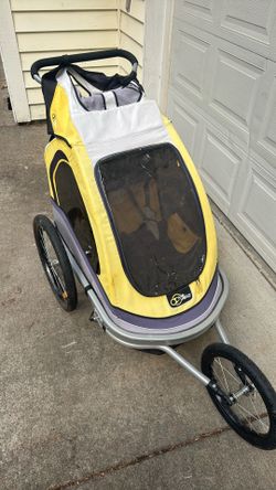  Via Velo Dual Bike And Jogger Baby Carrier Stroller