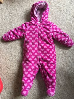 Baby girl snowsuit