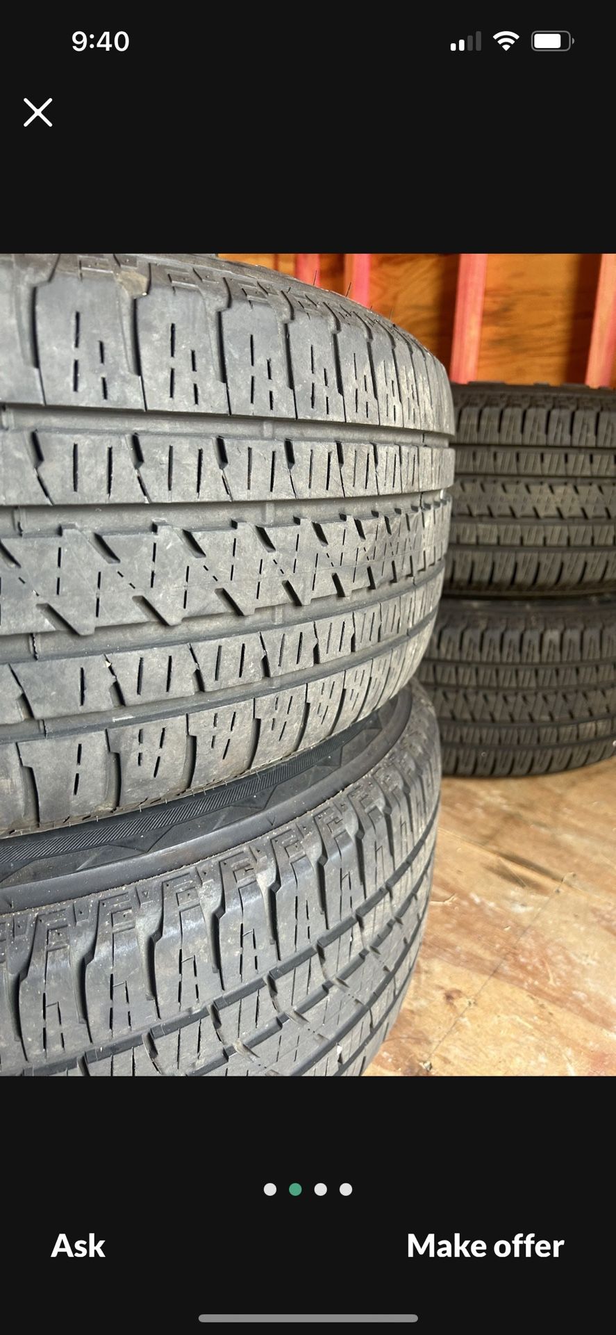 I have A 20 Inch Set For Ram Escalade Suburban Branew Tires