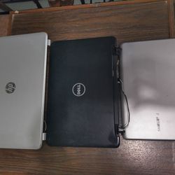 Hp 17" , Dell 15.6" And Samsung 14" Complete  LCD Screenso