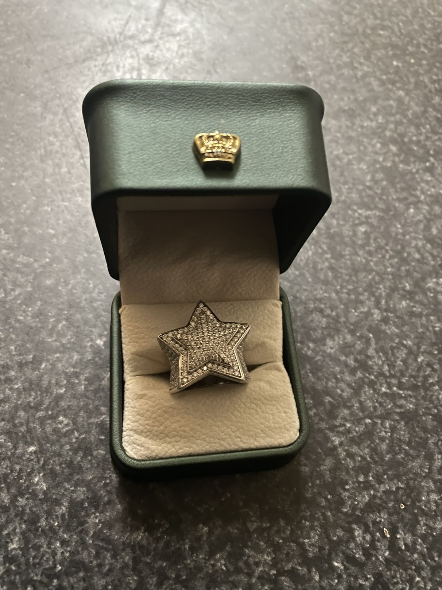 Lab Grown Diamond Star Ring. 925 Sterling Silver VVS D Color 💎
