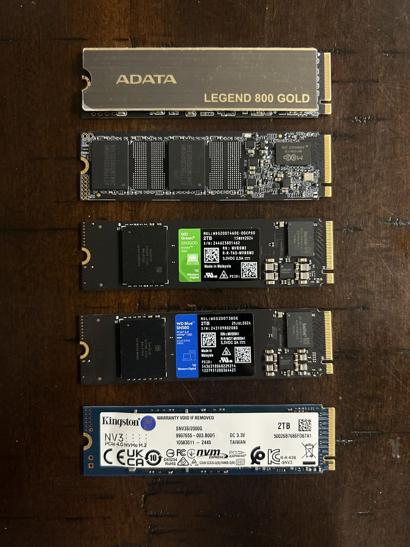 2Tb PCIe Gen 4.0 NVMe M2 SSD