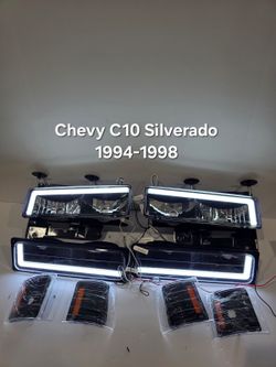 Chevy c10 obs silverado 94-98 headlights