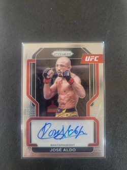 Ufc Jose Aldo Autograph Card 2022 Panini Prizm 