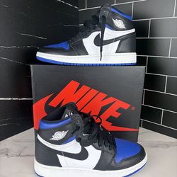 Vnds Jordan 1 royal toe size 5y $60‼️