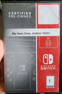Nintendo Switch My Hero Academia Ones Justice game
