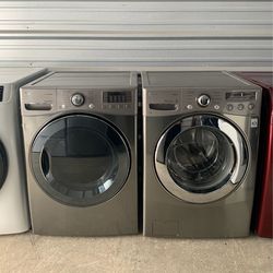 LG steam washer and dryer
