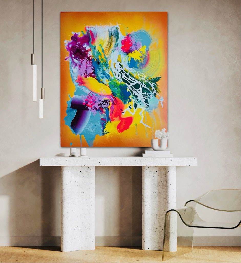 Original Acrylic Abstract Painting 20x30 inches