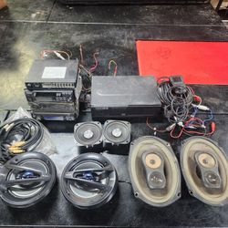 Lot of Car Stereo Equipment