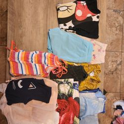 Assorted Small Girls Clothes - 9 Pieces