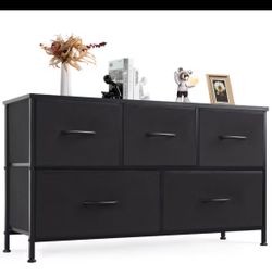 Black dresser drawer with five drawers brand new