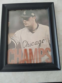 Chicago white Sox framed memorabilia