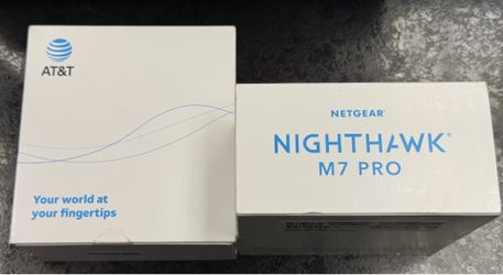 NETGEAR Nighthawk M7 Pro MR7400 5G Mobile Hotspot WiFi 7 AT&T Black Sealed