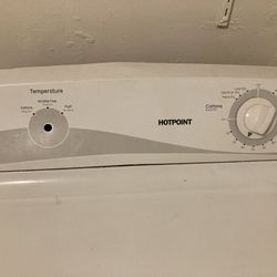 GE washer and hot pilot dryer