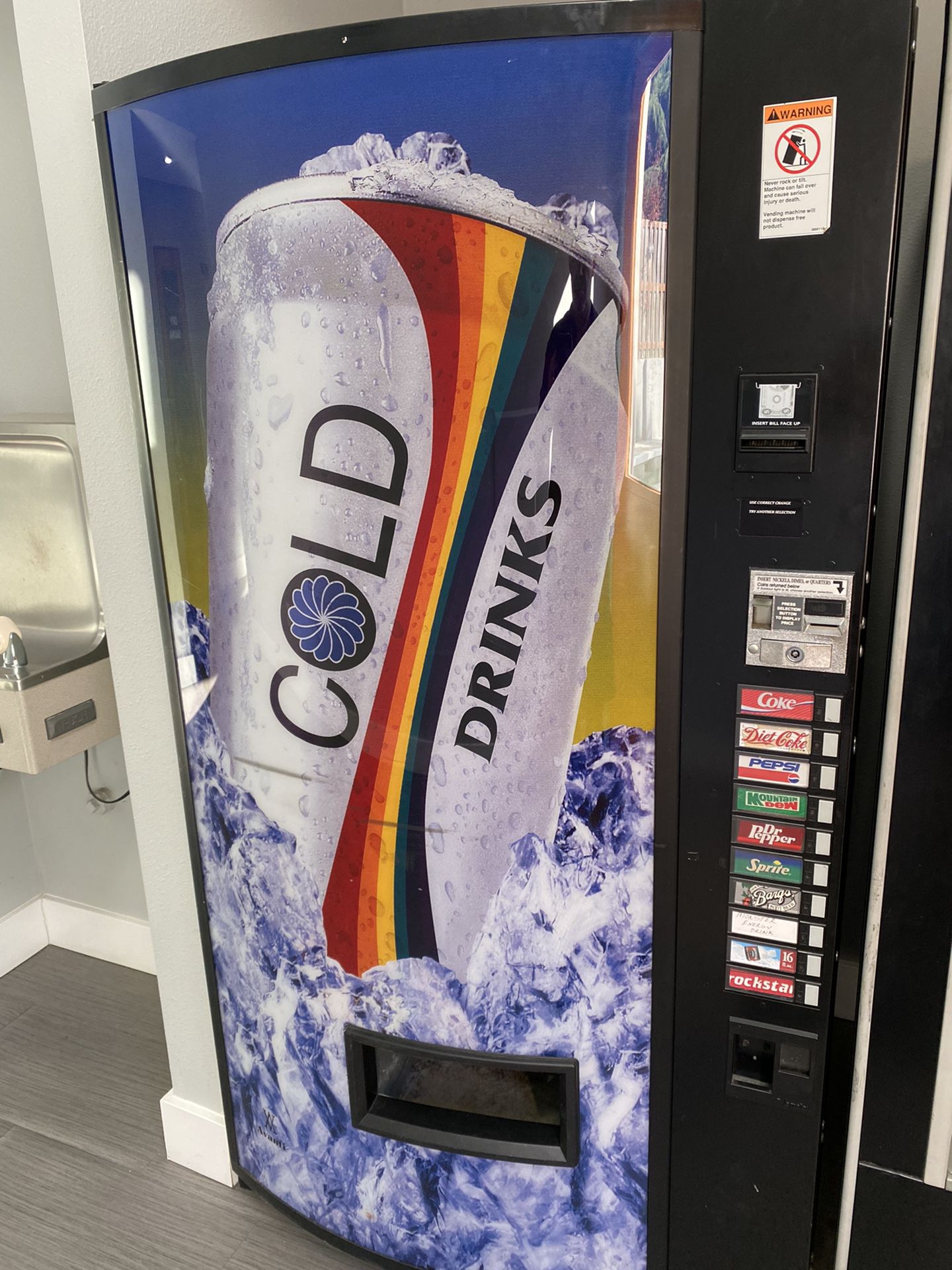 Vendo 10 Select Soda Vending Machine (Multi-Price Programmable)