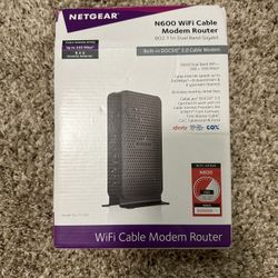 Netgear N600 Cable Modem Dual Band Router