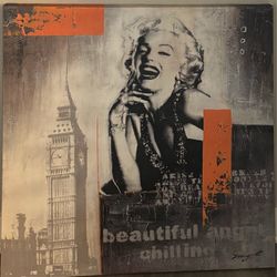 Marilyn Monroe Pop Art Canvas Painting