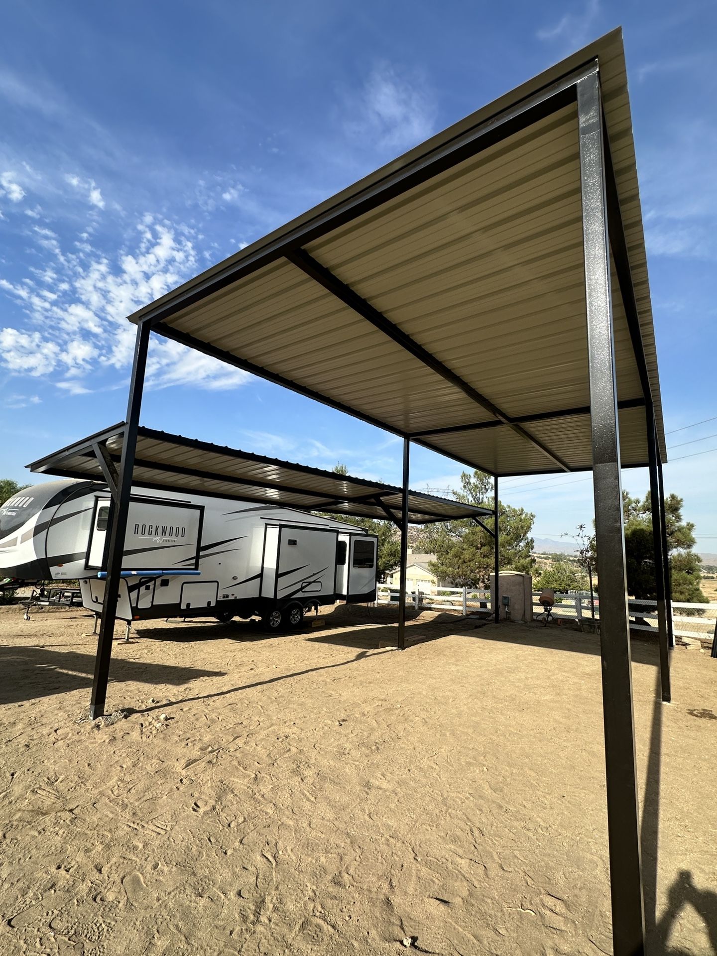 I’m Selling My Steel Patio Covers.