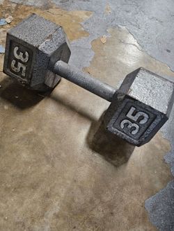 35 lb dumbbell