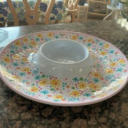 Round Appetixer Dish For Appetizers & Fruits