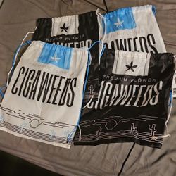 CIGAWEEDS Premium Flower Drawstring Backpacks