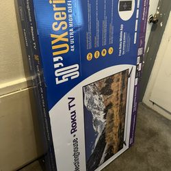 50” Flat Screen Tv Roku 