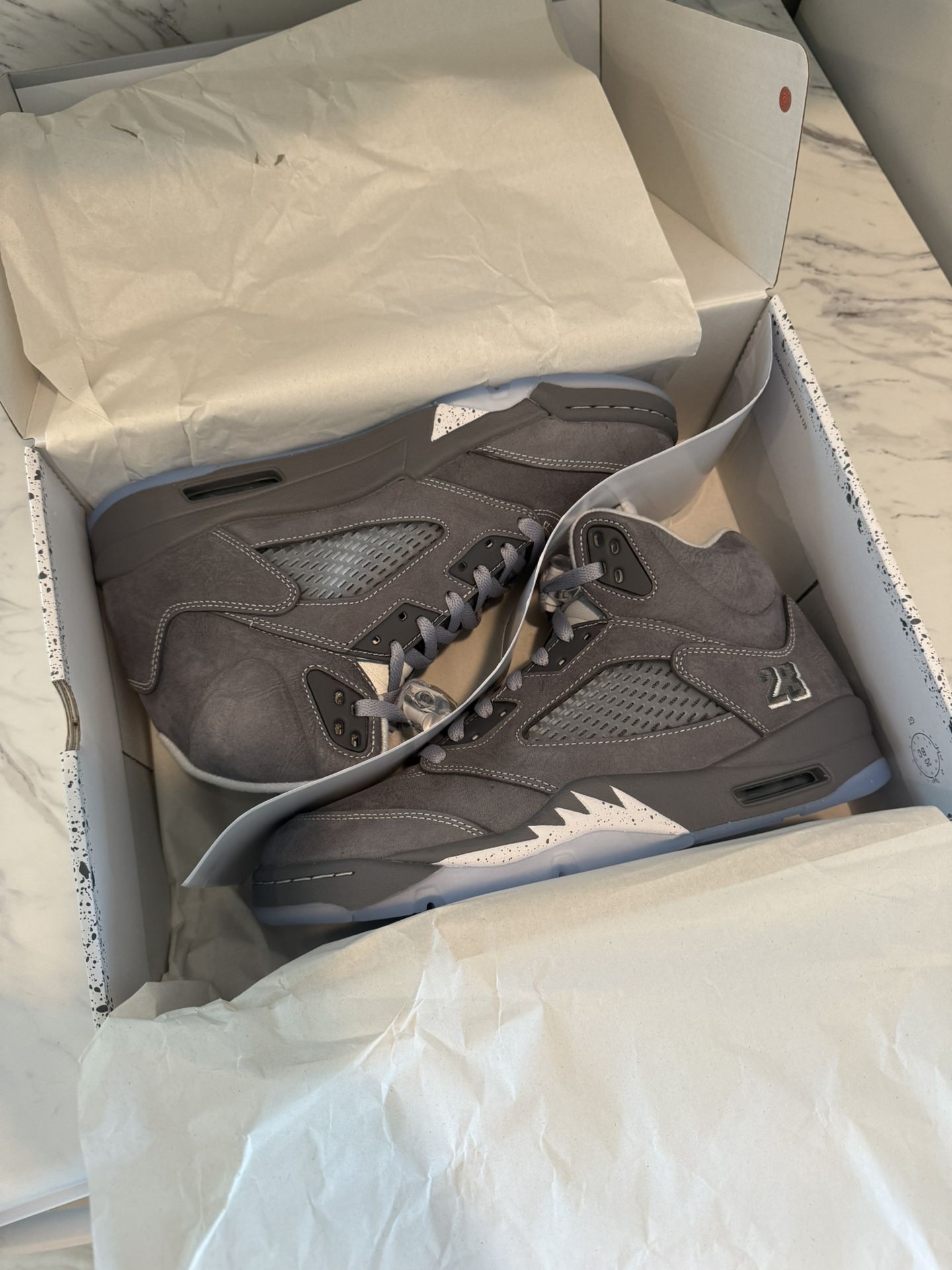 Jordan Wolf Grey 5s