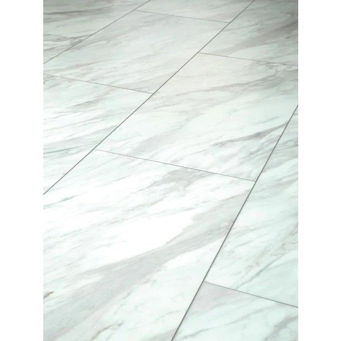 Waterproof Interlocking Vinyl Plank Flooring
SMARTCORE Gardena Marble 12-in x 24-in New $20 Each Box
